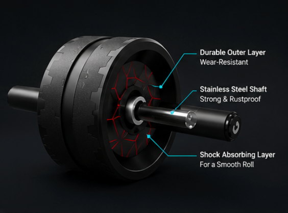 Dual-Wheel Ab Roller Kit